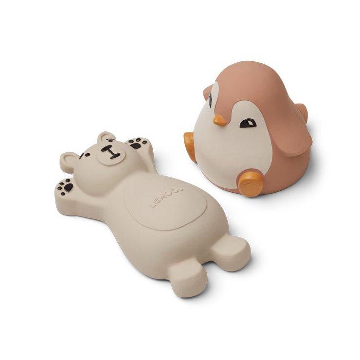 Liewood Knud Bath Toys 2-Pack - Rose mix - Scandibørn