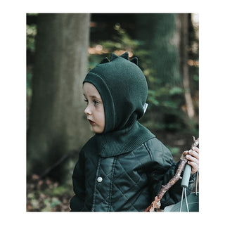 Liewood Mads Knitted Beanie - Dino Hunter Green - Scandibørn