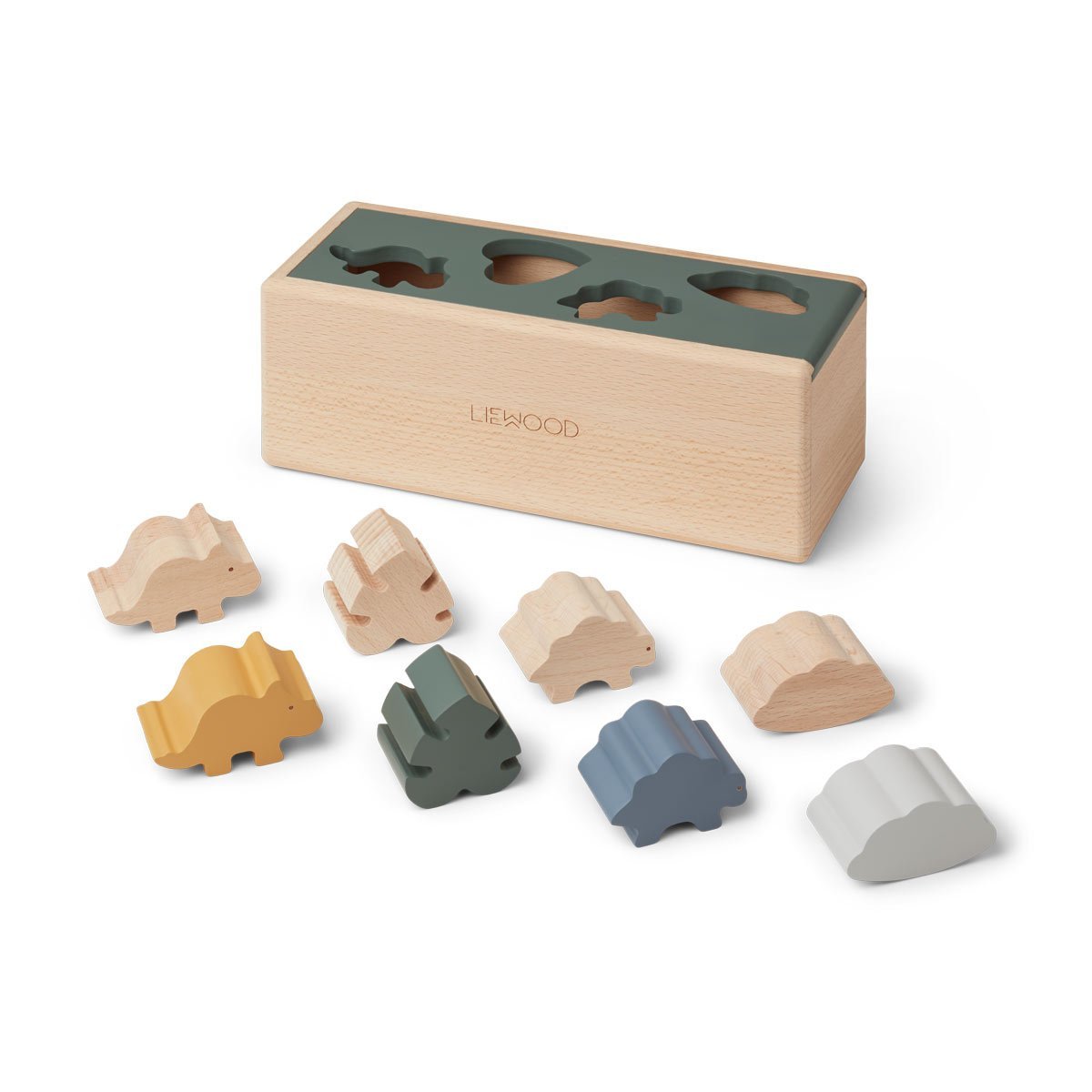 Liewood Midas Puzzle Box in Dino Mix - Scandibørn