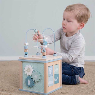 Little Dutch Activity Cube in Blue - Scandibørn