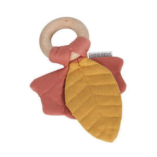 Little Dutch Crinkle Toy Leaves Yellow & Pink - Scandibørn