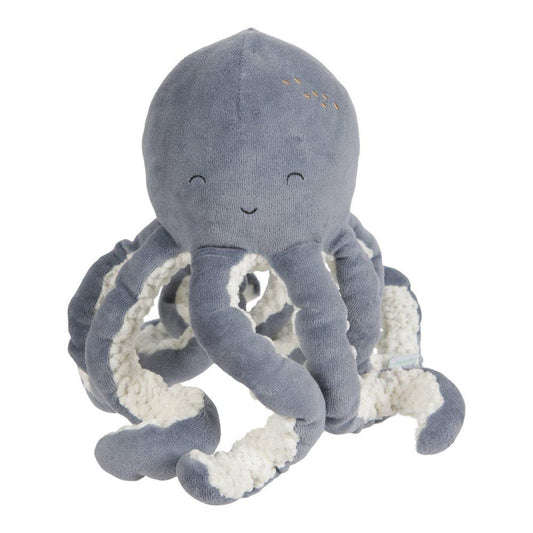 Little Dutch Small Cuddly Toy Octopus in Ocean Blue - Scandibørn