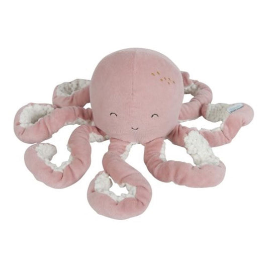 Little Dutch Small Cuddly Toy Octopus in Ocean Pink - Scandibørn