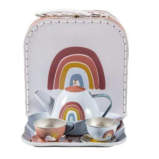 Little Dutch Tea Set in Rainbow Basket