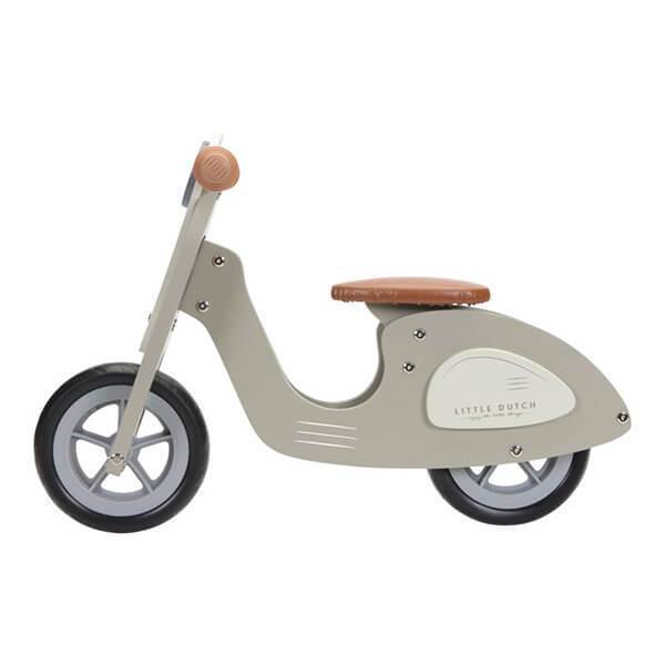 Little Dutch Wooden Scooter Olive Green - Scandibørn