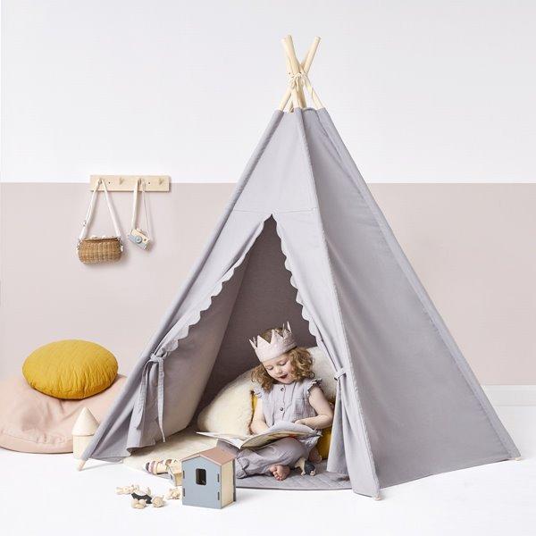 Little Green Sheep Teepee Grey - Scandibørn