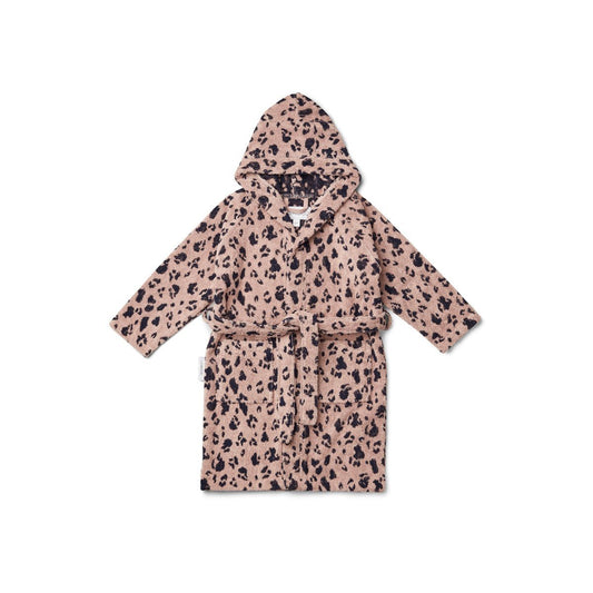 Liewood Loa Terry Bathrobe - Leo Rose - scandibornusa