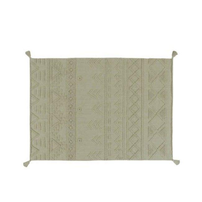 Lorena Canals Tribu Washable Rug in Olive - Scandibørn