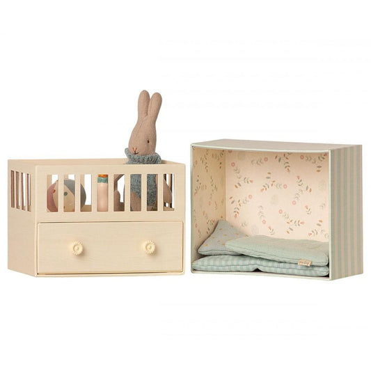 Maileg Baby Room with Micro Rabbit