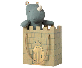 Maileg Castle Gift Bag 'Let the story begin' in Mint - Scandibørn