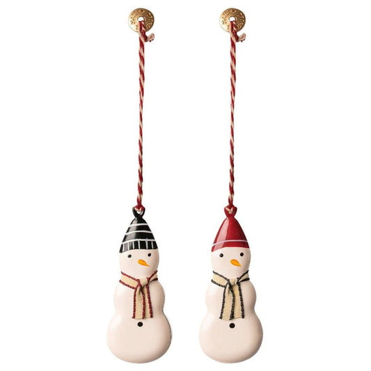Maileg Christmas Ornaments Snowmen (2 Pieces) - Scandibørn