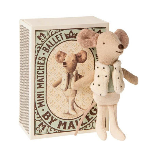 Maileg Dancer in Matchbox - Little Brother Mouse - Scandibørn