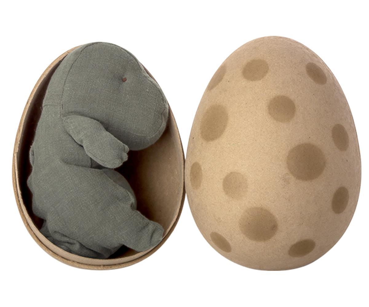 Maileg Gantosaurus in Egg, Small - Green - Scandibørn