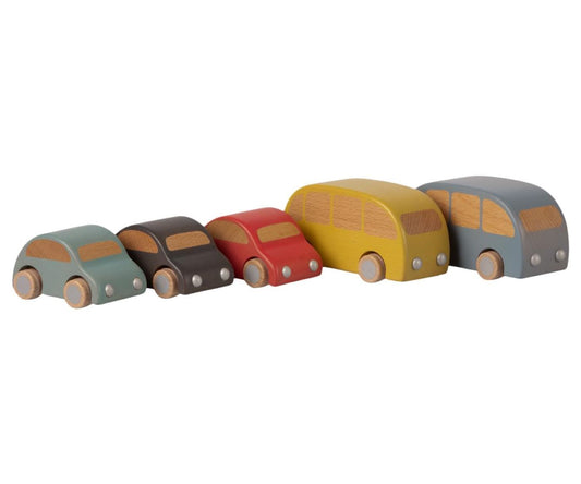 Maileg Wooden Toy Bus in Yellow - Scandibørn