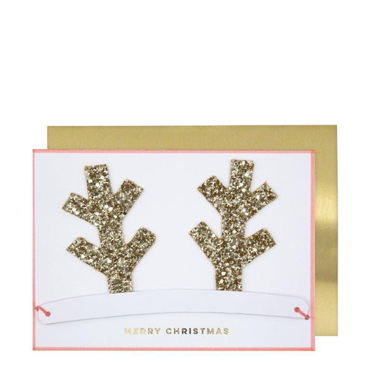 Meri Meri Christmas Card - Antlers Crown Christmas Card - Scandibørn