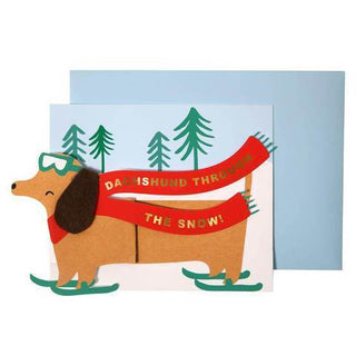 Meri Meri Dachshund Concertina Card - Scandibørn