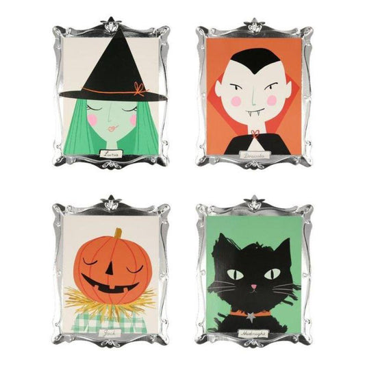 Meri Meri Halloween Motif Frame Plates - Scandibørn