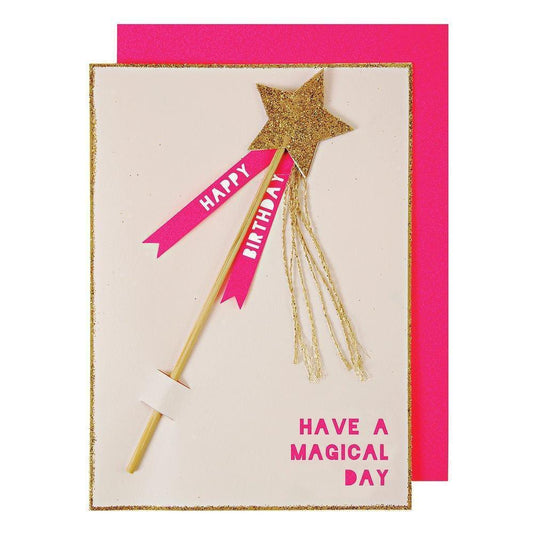Meri Meri Magic Wand Greeting Card - Scandibørn