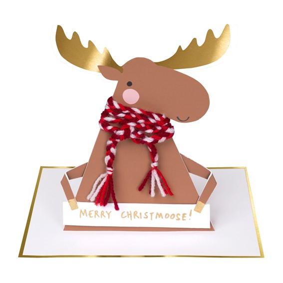 Meri Meri Merry Christmoose Card - Scandibørn