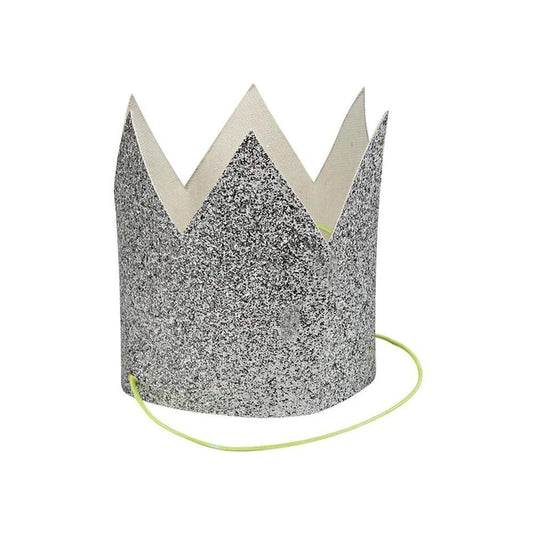 Meri Meri Mini Silver Glittered Crown - Scandibørn