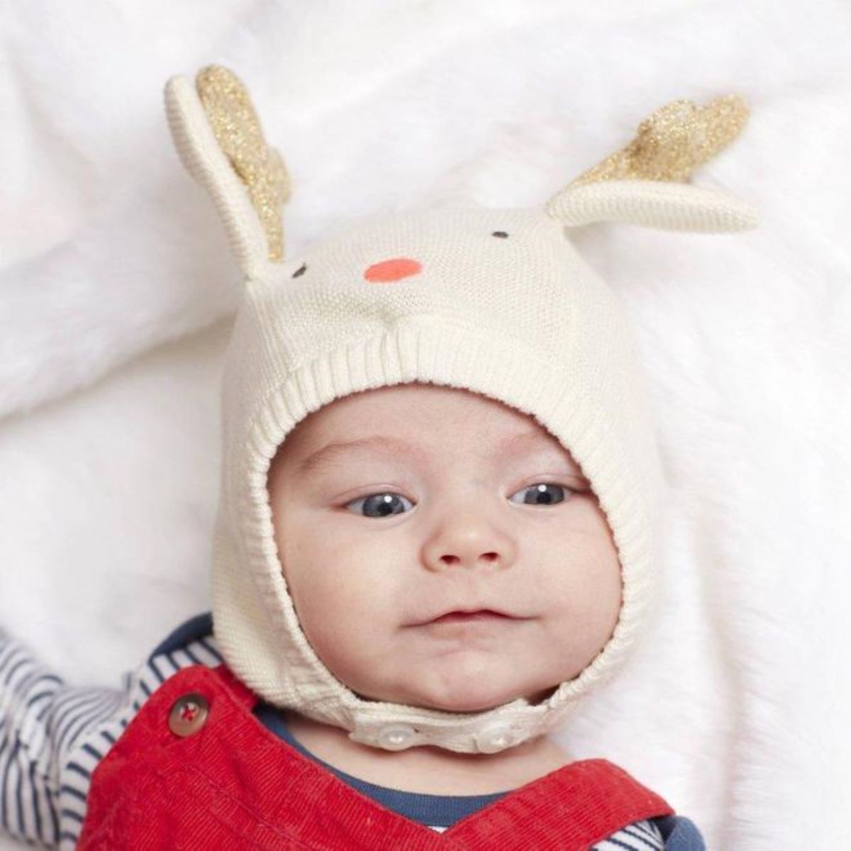 Meri Meri Reindeer Baby Bonnet - Scandibørn
