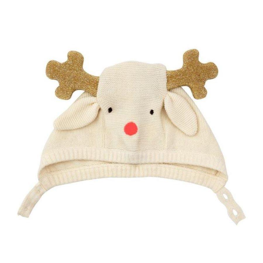 Meri Meri Reindeer Baby Bonnet - Scandibørn