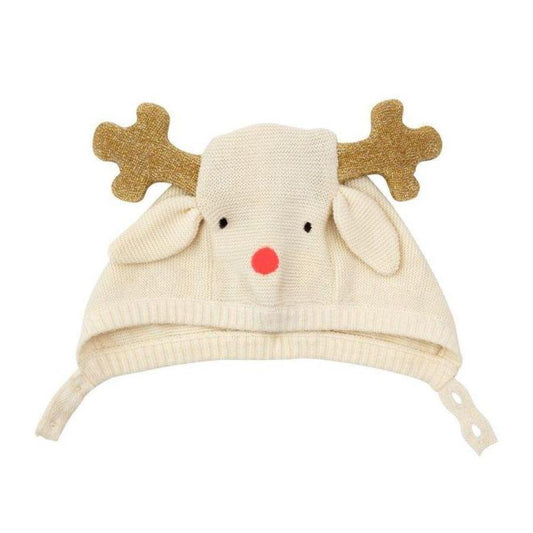 Meri Meri Reindeer Baby Bonnet - Scandibørn