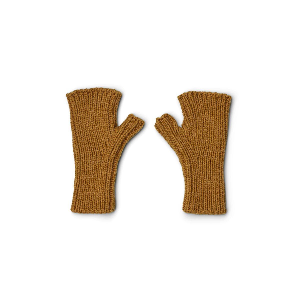 Liewood Finn Fingerless Mittens - Golden Caramel