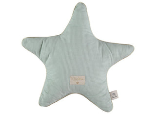 Nobodinoz Aristote Star Cushion in Aqua - Scandibørn