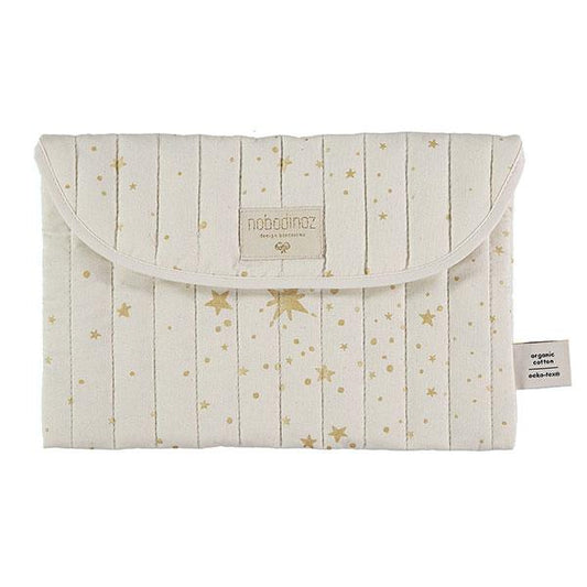 Nobodinoz Bagatelle Pouch in Gold Stella Natural