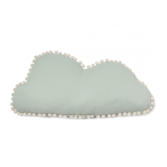 Nobodinoz Marshmallow Cloud Cushion in Aqua