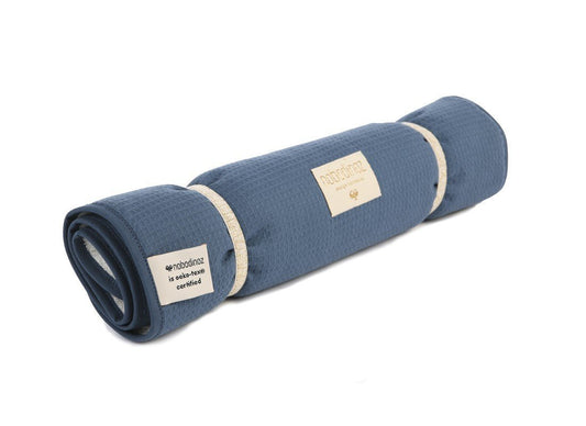 Nobodinoz Nomad Honey Comb Changing Pad in Night Blue - Scandibørn