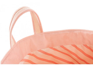 Nobodinoz Savannah Velvet Toy Bag in Bloom Pink - Scandibørn