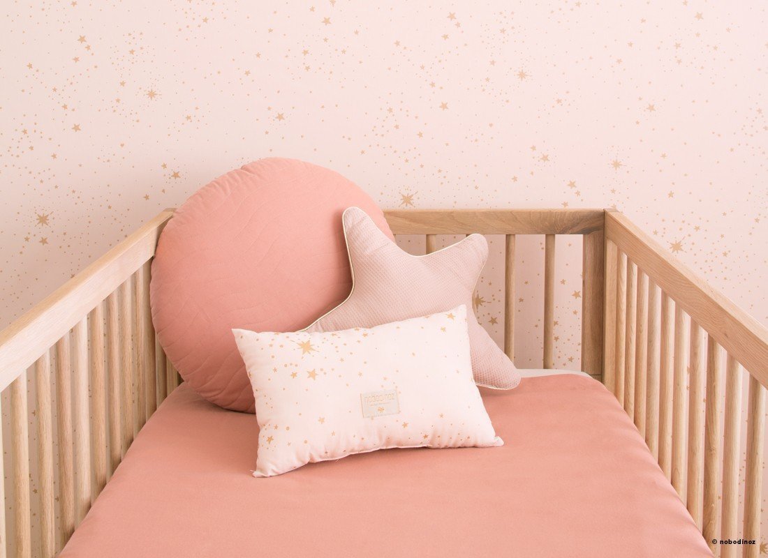 Nobodinoz Wallpaper - Gold Stella / Dream Pink - Scandibørn
