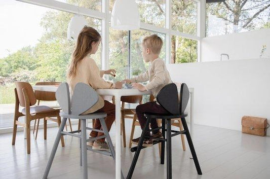 Nofred Mouse high chair in black (3-9 years) - Scandibørn