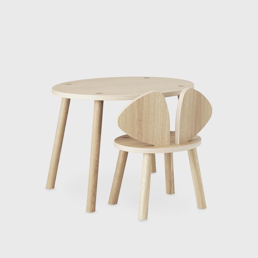 Nofred Mouse table in oak (2-5 years) - Scandibørn