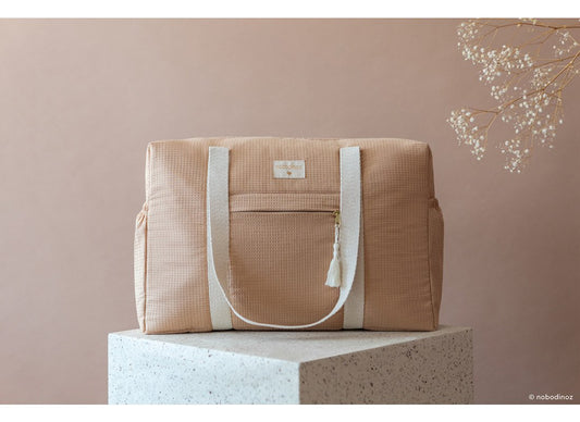 Nobodinoz Opera Waterproof Maternity bag in Nude