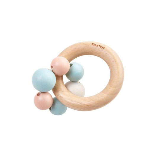 Plan Toys - Beads Rattle in Pastel - Scandibørn