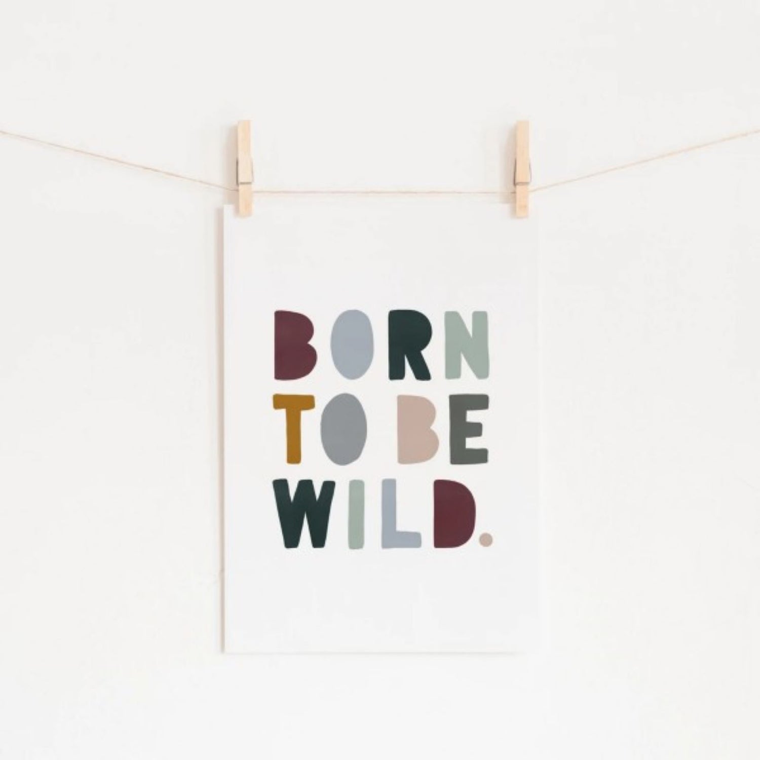 Pretty in Print - Art Print in Born to be Wild - Woodland - Scandibørn
