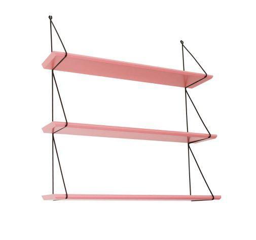 Rose in April Babou 3 Wall Shelf - Coral Pink - Scandibørn