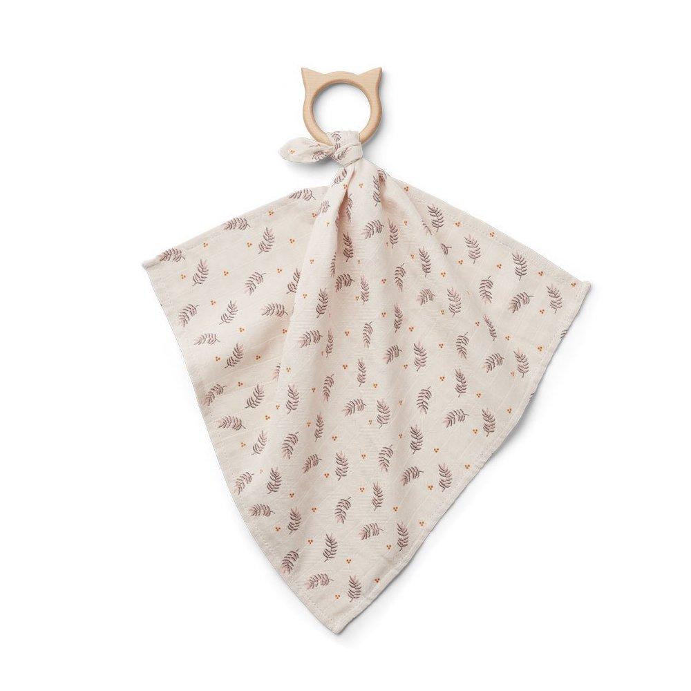 Liewood Dines Teether Cuddle Cloth - Fern Rose - scandibornusa