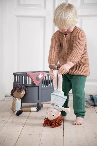 Sebra crochet doll - Hanna - Scandibørn