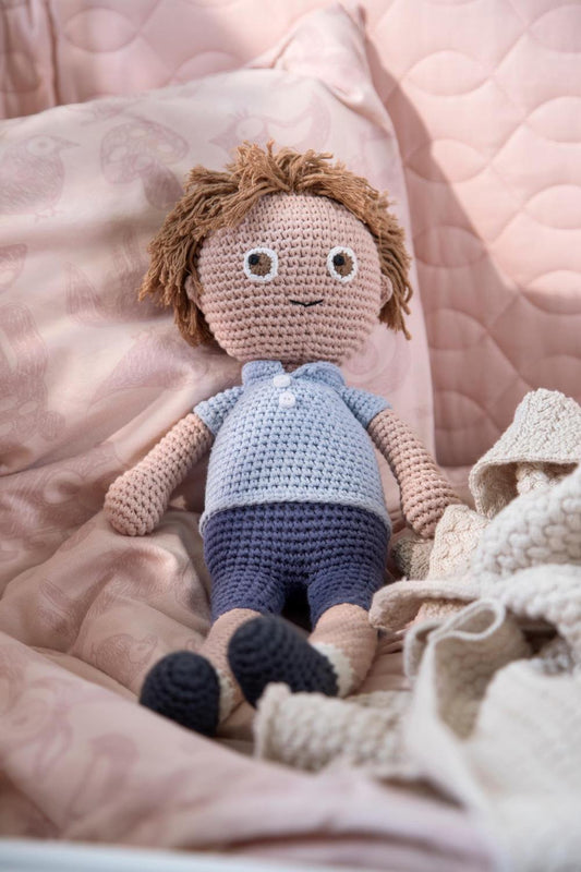 Sebra crochet doll - William - Scandibørn