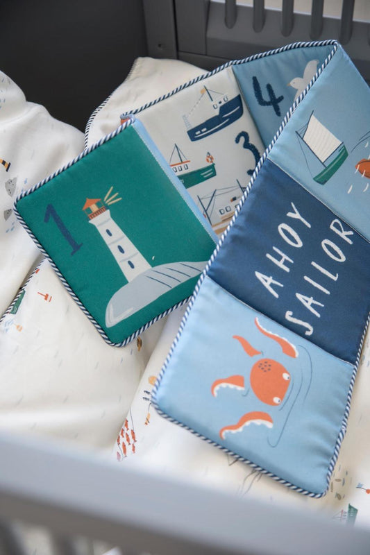 Sebra Fabric Book in Seven Seas - Scandibørn