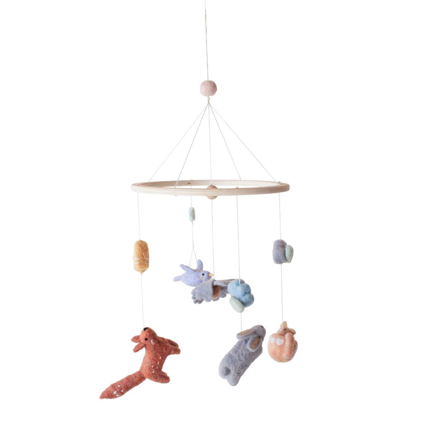 Sebra Felted Baby Mobile in Daydream - Scandibørn