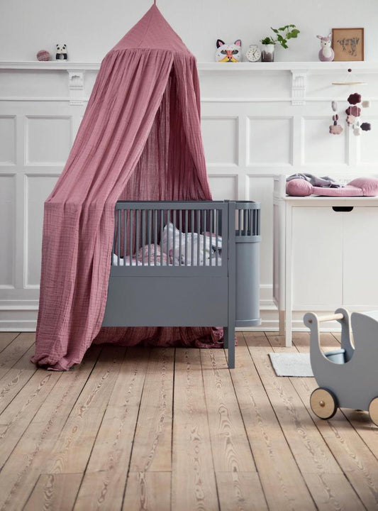 Sebra Juno Cot Bed in Grey - Scandibørn