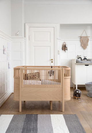 Sebra Juno Cot Bed - Wooden Edition - Scandibørn