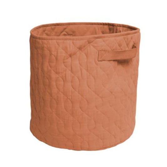 Sebra Quilted Basket in Sweet Tea Brown (48L) - Scandibørn