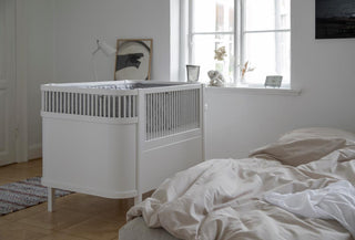 Sebra Cot Bed in White