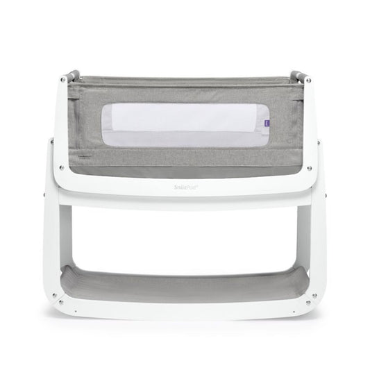 SnuzPod 4 - Bedside Crib 3 in 1 in Dusk (with mattress) - Scandibørn